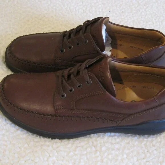 NEW Ecco Seawalker BROWN(RUST) Oiled Leather Men's Shoes Size EU 42(US 8-8.5) - Picture 6 of 13